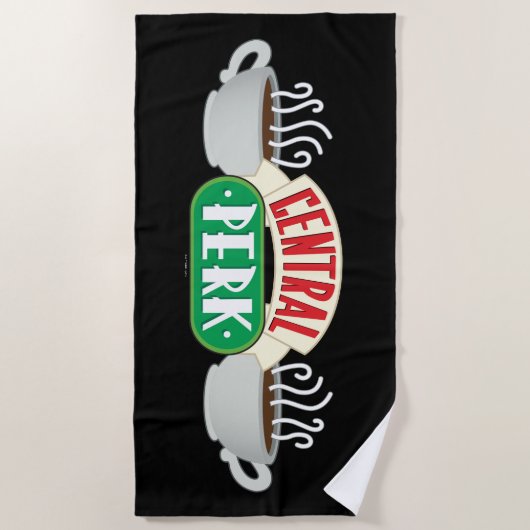 FRIENDS™ | Central Perk Logo Strandtuch (Vorderseite)