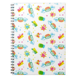 FRIENDS™ Central Perk Neon-Muster Notizblock