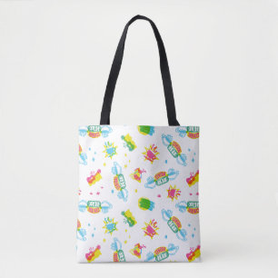 FRIENDS™ Central Perk Neon-Muster Tasche