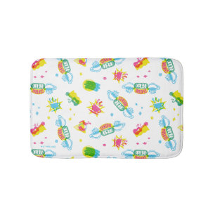 FRIENDS™ Central Perk Neon Pattern Badematte