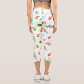 FRIENDS™ | Central Perk Neon Pattern Capri Leggings (Rückseite)