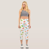 FRIENDS™ | Central Perk Neon Pattern Capri Leggings (Vorderseite)