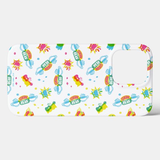 FRIENDS™ | Central Perk Neon Pattern Case-Mate iPhone Hülle (Rückseite (Horizontal))