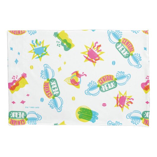 FRIENDS™ | Central Perk Neon Pattern Kissenbezug (Vorderseite)