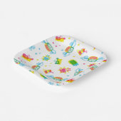 FRIENDS™ | Central Perk Neon Pattern Pappteller (Gewinkelt)