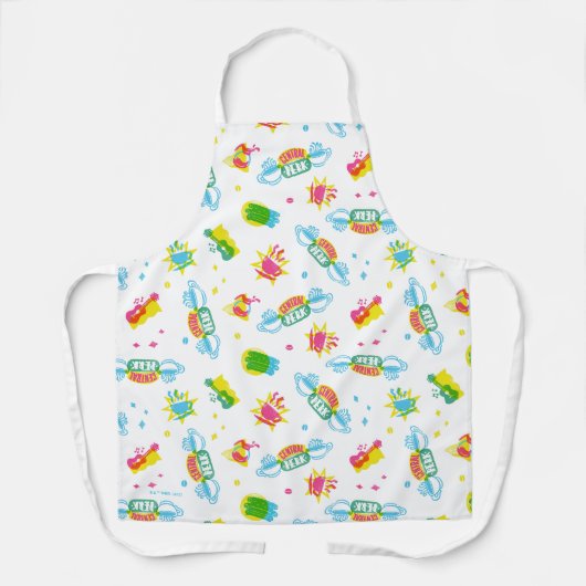 FRIENDS™ | Central Perk Neon Pattern Schürze (Vorderseite)