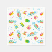 FRIENDS™ | Central Perk Neon Pattern Serviette (Vorderseite)