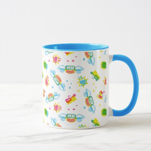 FRIENDS™ | Central Perk Neon Pattern Tasse (Rechts)