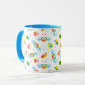 FRIENDS™ | Central Perk Neon Pattern Tasse (Vorderseite Links)