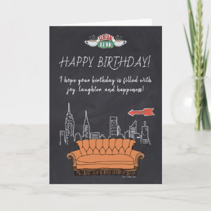 FRIENDS™ Central Perk Tafel Geburtstag Karte