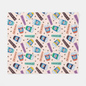 FRIENDS™ | Central Perk Vibrank Coffee Pattern Fleecedecke (Vorderseite (Horizontal))