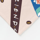 FRIENDS™ | Central Perk Vibrank Coffee Pattern Fleecedecke (Ecke)