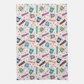 FRIENDS™ | Central Perk Vibrank Coffee Pattern Geschirrtuch (Vertikal)