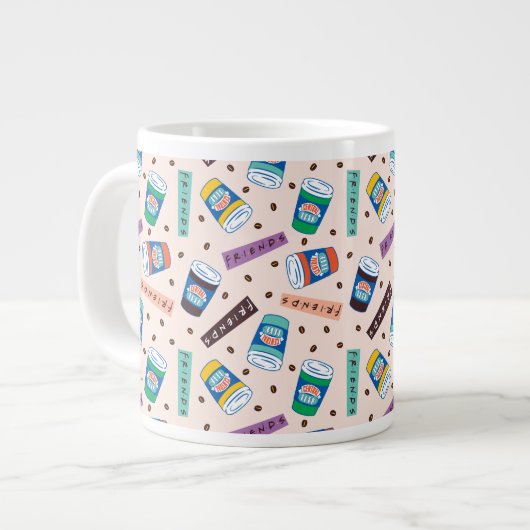 FRIENDS™ | Central Perk Vibrank Coffee Pattern Jumbo-Tasse (Vorderseite Links)