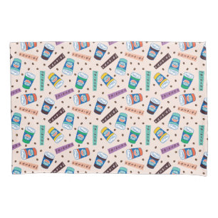 FRIENDS™ Central Perk Vibrank Coffee Pattern Kissenbezug