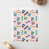 FRIENDS™ | Central Perk Vibrank Coffee Pattern Mitteilungskarte (Vorderseite/Rückseite Beispiel)