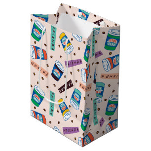 FRIENDS™ Central Perk Vibrank Coffee Pattern Mittlere Geschenktüte