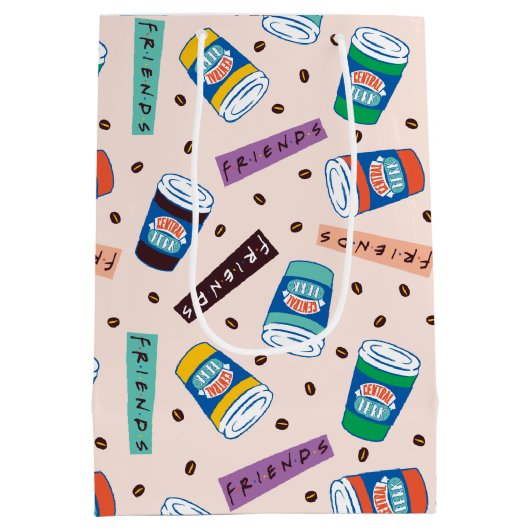 FRIENDS™ | Central Perk Vibrank Coffee Pattern Mittlere Geschenktüte (Rückseite)