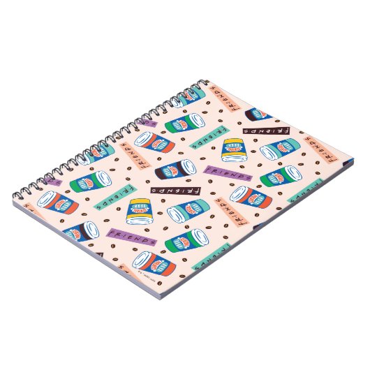 FRIENDS™ | Central Perk Vibrank Coffee Pattern Notizblock (Linke Seite)