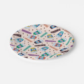 FRIENDS™ | Central Perk Vibrank Coffee Pattern Pappteller (Schrägansicht)