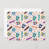 FRIENDS™ | Central Perk Vibrank Coffee Pattern Postkarte (Vorne/Hinten)