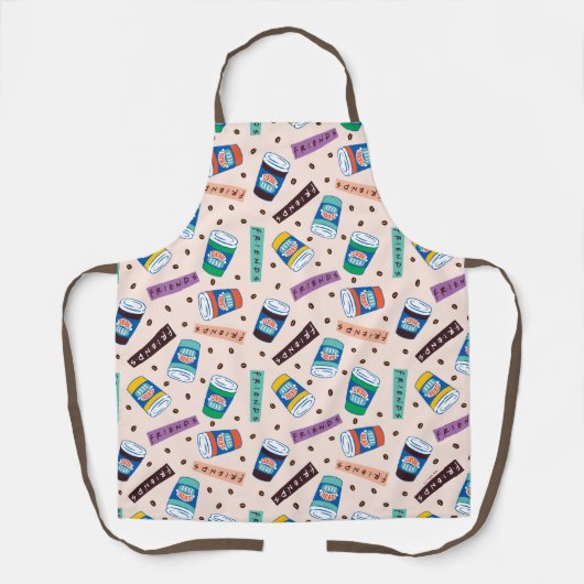 FRIENDS™ | Central Perk Vibrank Coffee Pattern Schürze (Vorderseite)