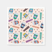FRIENDS™ | Central Perk Vibrank Coffee Pattern Serviette (Vorderseite)