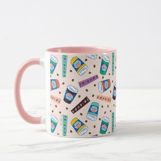 FRIENDS™ | Central Perk Vibrank Coffee Pattern Tasse (Links)