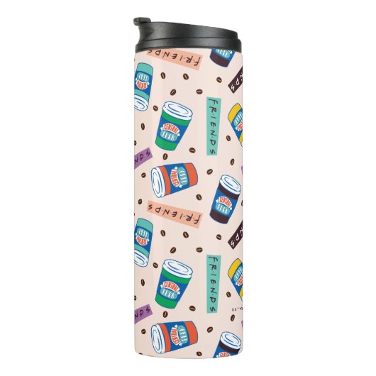 FRIENDS™ | Central Perk Vibrank Coffee Pattern Thermosbecher (Nach rechts gedreht)