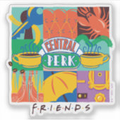 FRIENDS™ | Central Perk Vibrant Graphic Aufkleber (Vorderseite)
