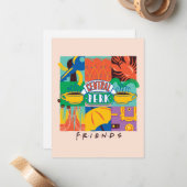 FRIENDS™ | Central Perk Vibrant Graphic Mitteilungskarte (Vorderseite/Rückseite Beispiel)