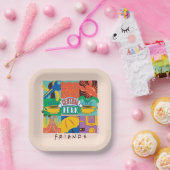 FRIENDS™ | Central Perk Vibrant Graphic Pappteller (Party)