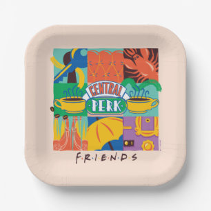 FRIENDS™ Central Perk Vibrant Graphic Pappteller