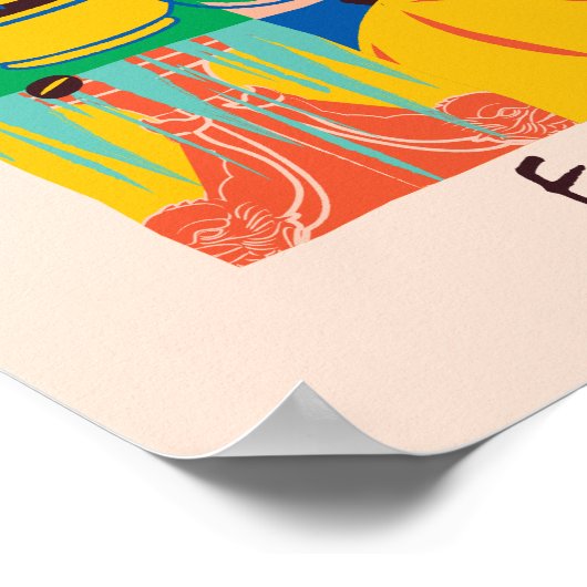 FRIENDS™ | Central Perk Vibrant Graphic Poster (Ecke)