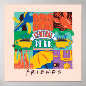 FRIENDS™ | Central Perk Vibrant Graphic Poster (Vorne)