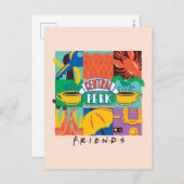 FRIENDS™ | Central Perk Vibrant Graphic Postkarte (Vorne/Hinten)