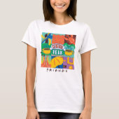 FRIENDS™ | Central Perk Vibrant Graphic T-Shirt (Vorderseite)