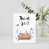 FRIENDS™ | Central Perk Vielen Dank Postkarte (Stehend Vorderseite)