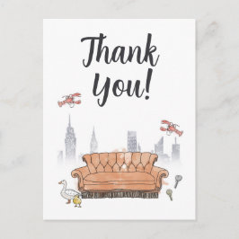 FRIENDS™ | Central Perk Vielen Dank Postkarte
