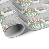 FRIENDS™ | Central Perk Watercolor-Logo Geschenkpapier (Rolleneckpunkt)