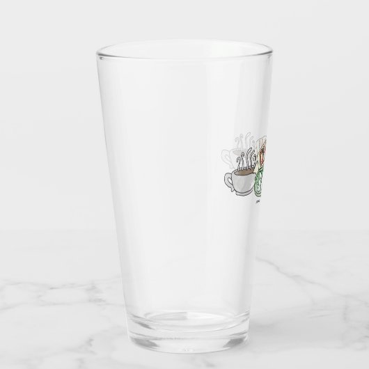 FRIENDS™ | Central Perk Watercolor-Logo Glas (Rechts)