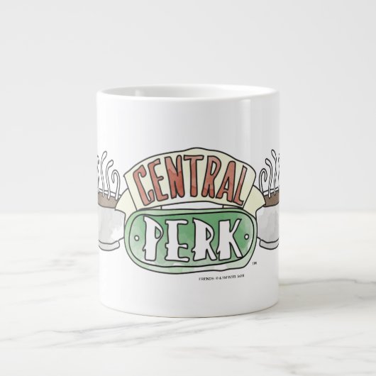 FRIENDS™ | Central Perk Watercolor-Logo Jumbo-Tasse (Vorderseite)