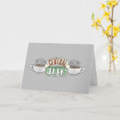 FRIENDS™ | Central Perk Watercolor-Logo Karte (Gelbe Blume)