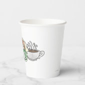 FRIENDS™ | Central Perk Watercolor-Logo Pappbecher (Rückseite)