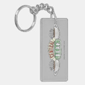 FRIENDS™ | Central Perk Watercolor-Logo Schlüsselanhänger (Vorderseite links)