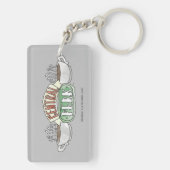 FRIENDS™ | Central Perk Watercolor-Logo Schlüsselanhänger (Rückseite)