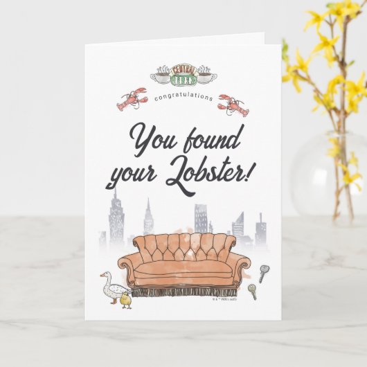 FRIENDS™ | Central Perk Wedding Karte (Gelbe Blume)