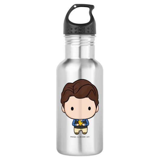 FRIENDS™ | Chandler Chibi Edelstahlflasche (Vorderseite)