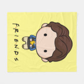 FRIENDS™ | Chandler Chibi Fleecedecke (Vorderseite (Horizontal))