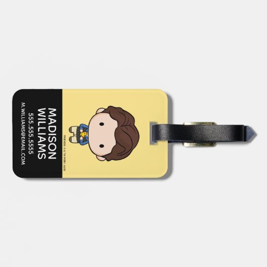 FRIENDS™ | Chandler Chibi Gepäckanhänger (Rückseite horizontal)